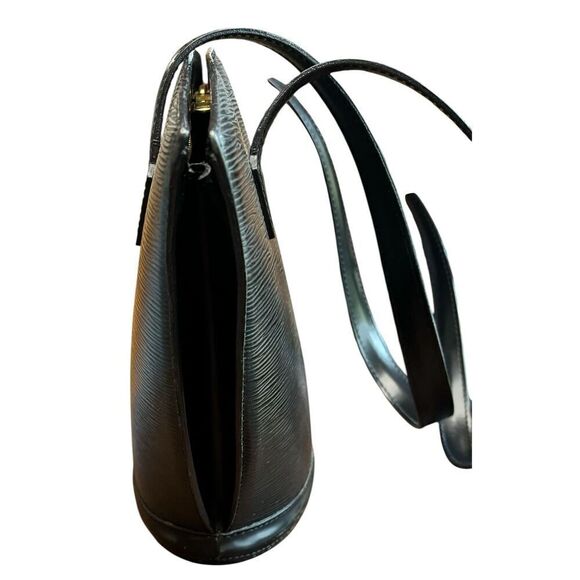 LOUIS VUITTON - Saint Jacques Epi Black Handbag - Picture 4 of 8